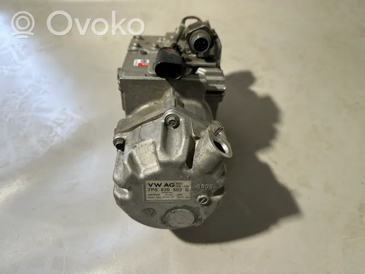 Volkswagen Touareg II Air conditioning (A/C) compressor (pump) 7P0820803G