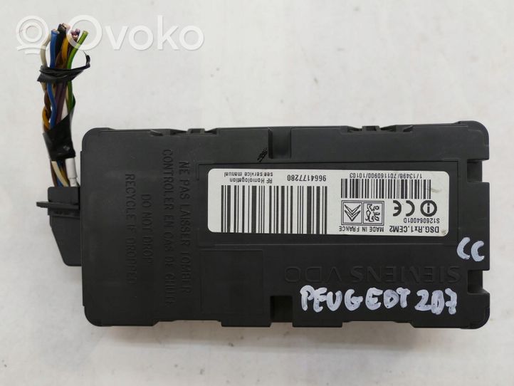 Peugeot 207 CC Sterownik / Moduł kontroli ciśnienia w oponach 9664177280