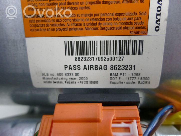 Volvo XC90 Poduszka powietrzna Airbag pasażera 8623231