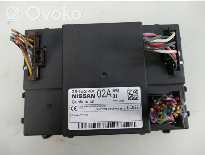 Nissan Pathfinder R51 Module de contrôle carrosserie centrale 284B24X02A