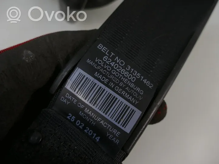 Volvo XC90 Ceinture de sécurité arrière 31351462