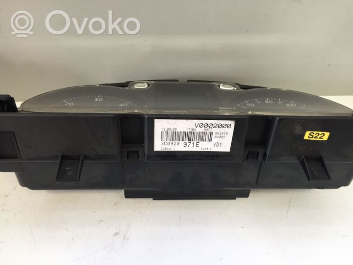 Volkswagen PASSAT B6 Compteur de vitesse tableau de bord 3C0920971E