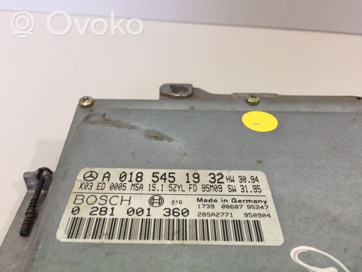 Mercedes-Benz E W210 Calculateur moteur ECU A0185451932