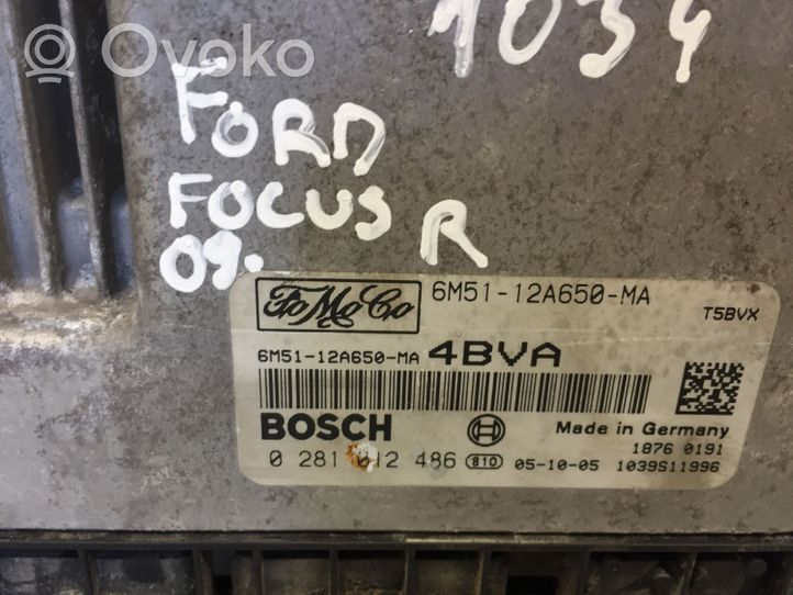 Ford Focus Engine control unit/module 6M5112A650MA