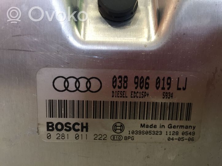 Audi A4 S4 B6 8E 8H Calculateur moteur ECU 038906019LJ