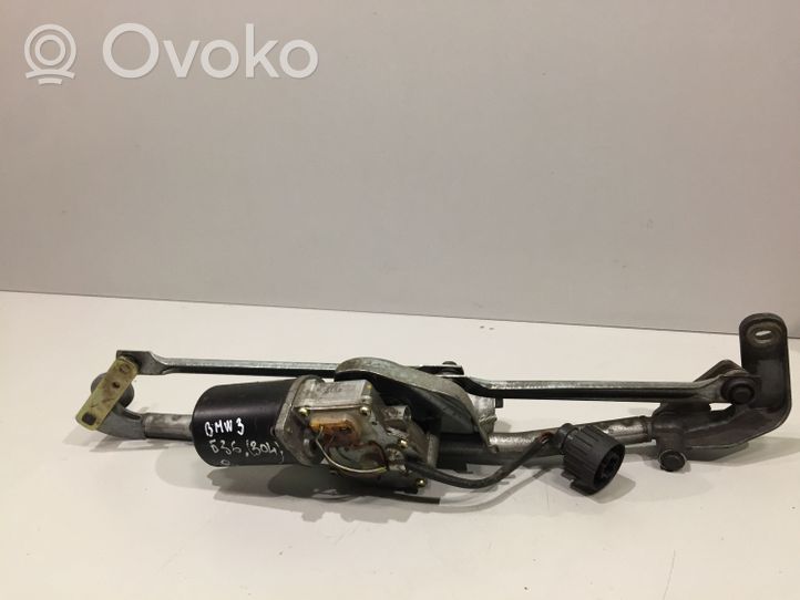 BMW 3 E36 Mechanizm i silniczek wycieraczek szyby przedniej / czołowej 67638357866