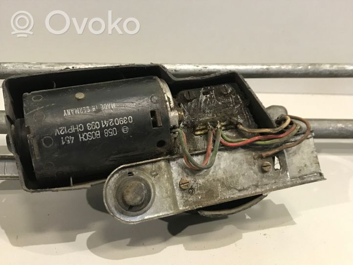 BMW 5 E28 Mechanizm i silniczek wycieraczek szyby przedniej / czołowej 0390241093