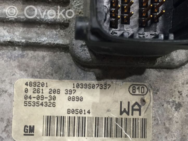 Opel Agila A Sterownik / Moduł ECU 0261208397