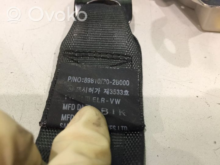 Hyundai Santa Fe Rear seatbelt 898202B000WK