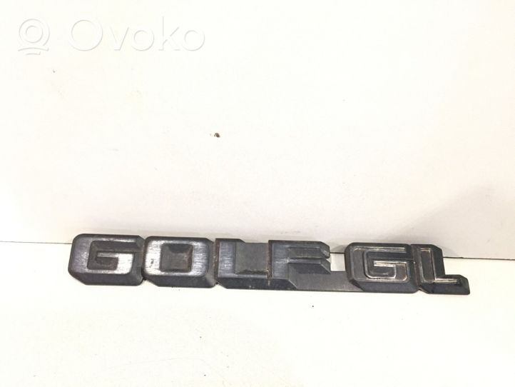 Volkswagen Golf II Emblemat / Znaczek tylny / Litery modelu 191853687B