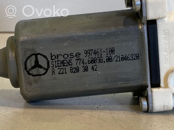 Mercedes-Benz S W221 Rear door window regulator motor A2218203042