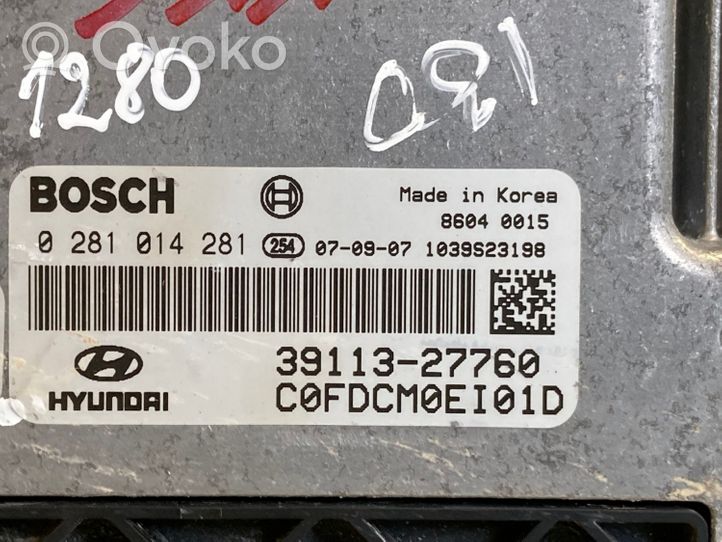 Hyundai i30 Calculateur moteur ECU 0281014281