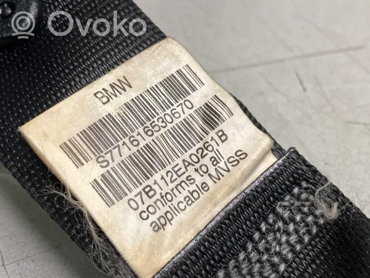 BMW X5 E70 Saugos diržas trečios eilės 606346001A