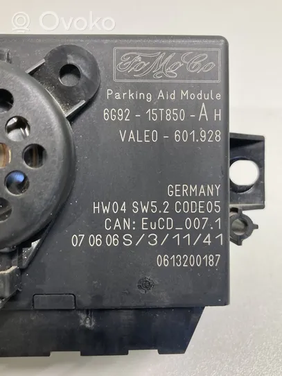 Ford Galaxy Pysäköintitutkan (PCD) ohjainlaite/moduuli 6G9215T850