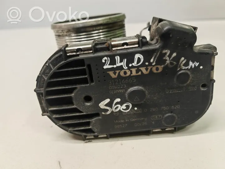 Volvo S60 Clapet d'étranglement 31216665