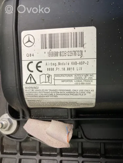 Mercedes-Benz ML W166 Element deski rozdzielczej / dół 1666801687