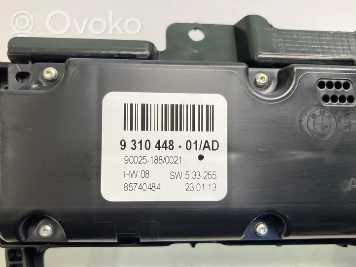 BMW X5 E70 Climate control unit 9310448