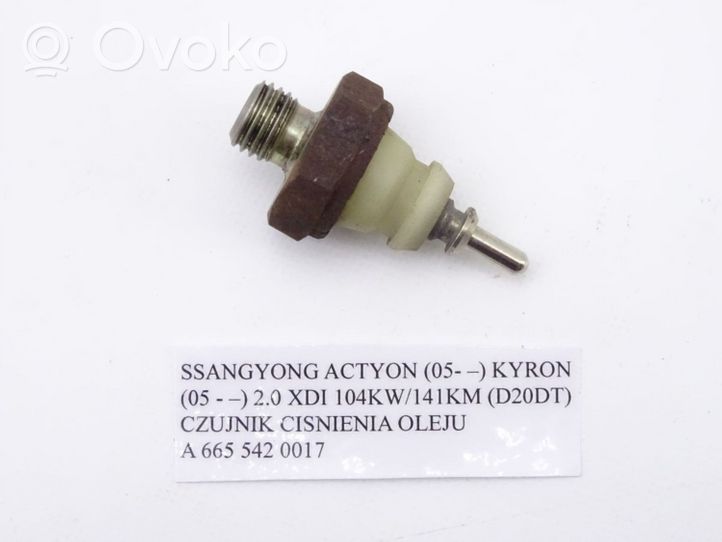 SsangYong Kyron Capteur de pression d'huile A6655420017