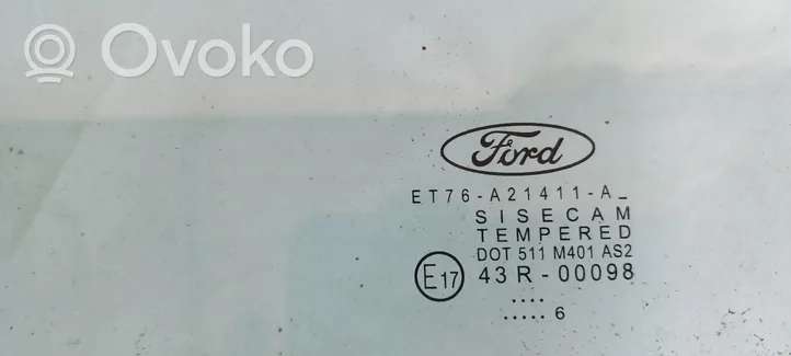 Ford Transit Courier Etuoven ikkunalasi, neliovinen malli 