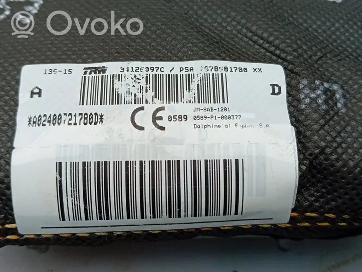 Citroen C4 II Picasso Poduszka powietrzna Airbag fotela 