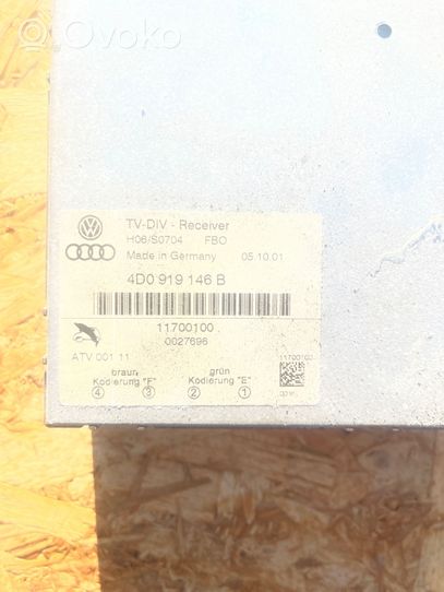 Audi A4 S4 B6 8E 8H Module de contrôle vidéo 4D0919146B