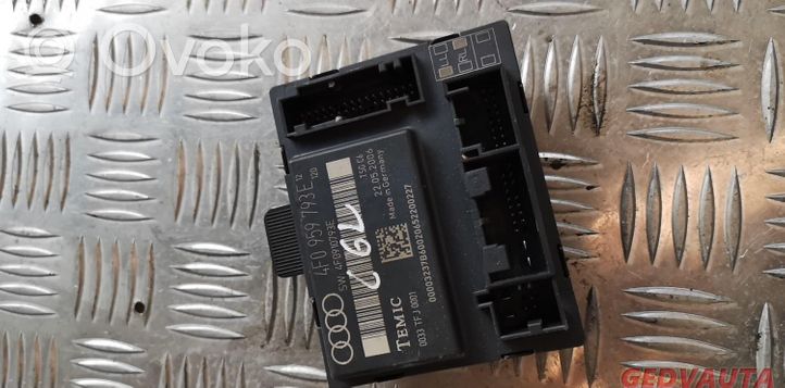 Audi A6 S6 C6 4F Oven ohjainlaite/moduuli 