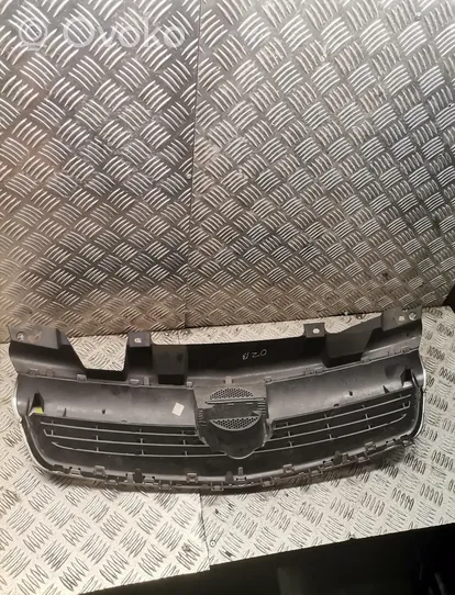 Opel Zafira B Grille calandre supérieure de pare-chocs avant 