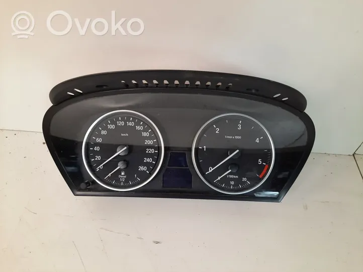 BMW 5 E60 E61 Spidometrs (instrumentu panelī) 62119177261