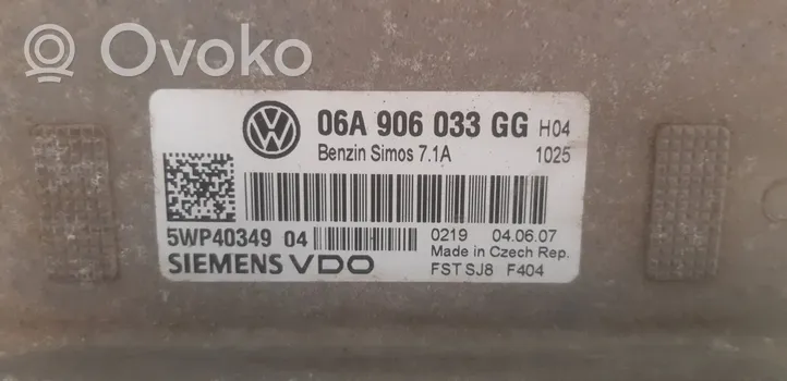 Volkswagen Golf V Variklio valdymo blokas 06A906033GG