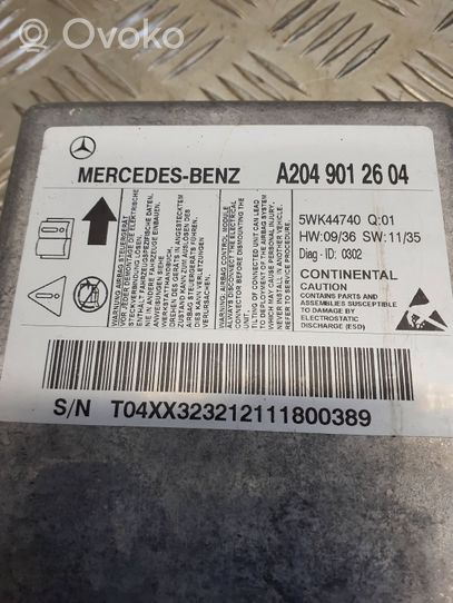 Mercedes-Benz C W204 Airbag control unit/module 