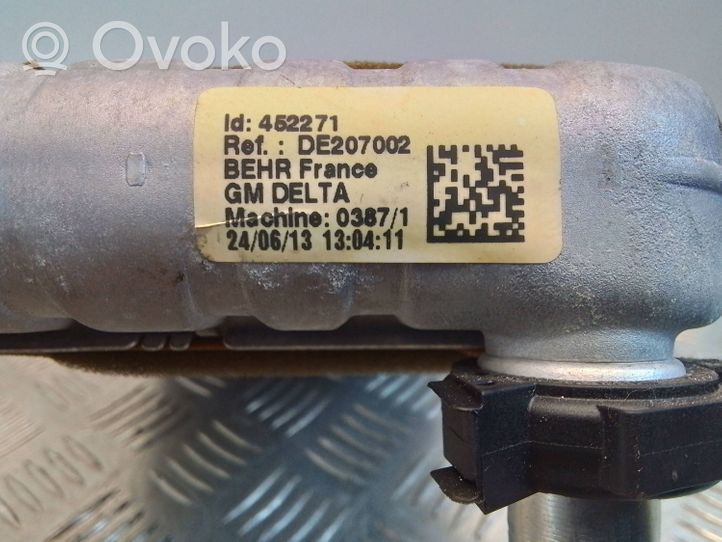 Opel Astra J Radiatore riscaldamento abitacolo DE207002