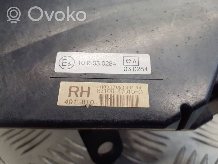 Toyota Prius (XW30) Schermo del visore a sovrimpressione 8310847010C