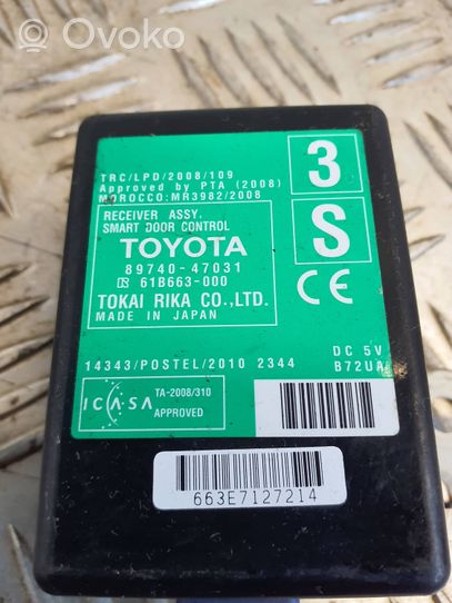 Toyota Prius (XW30) Centrinio užrakto valdymo blokas 8974047031