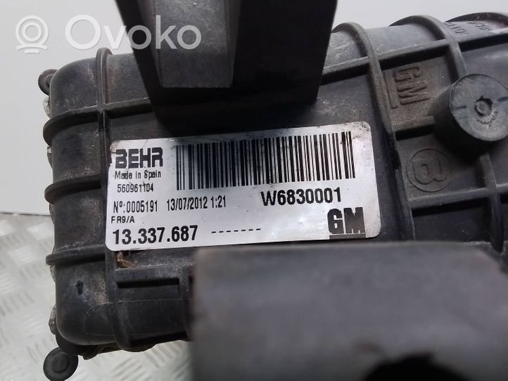 Opel Meriva B Chłodnica powietrza doładowującego / Intercooler 13337687