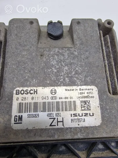 Opel Astra H Sterownik / Moduł ECU 8973785710