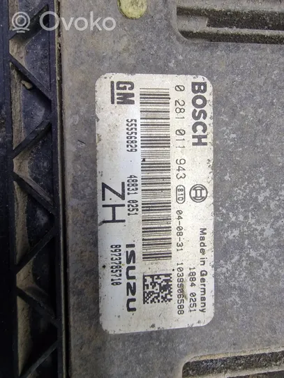 Opel Astra H Sterownik / Moduł ECU 8973785710