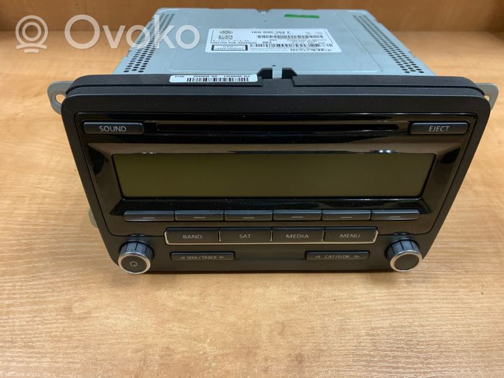 Volkswagen PASSAT B7 USA Radio/CD/DVD/GPS-pääyksikkö 1K0035164F