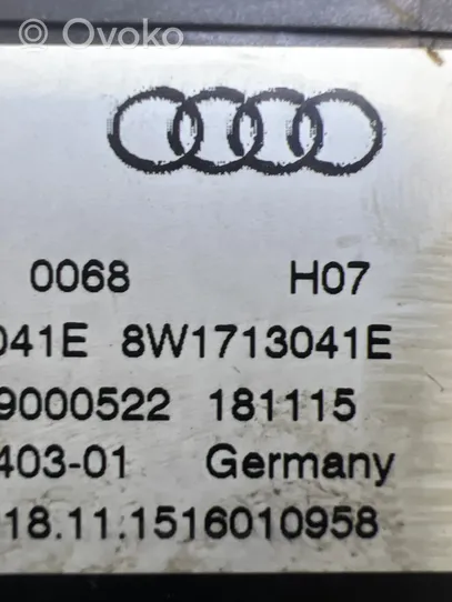 Audi A4 S4 B9 Vaihteenvalitsimen verhoilu 8W1713041E