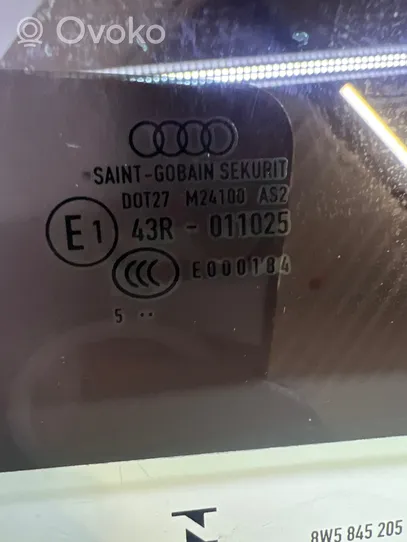 Audi A4 S4 B9 Rear door window glass 8W5845205