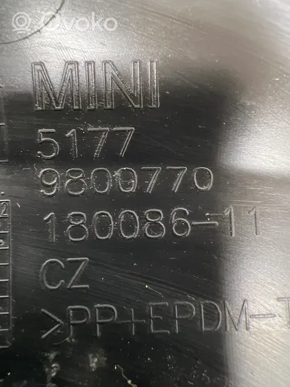 Mini Cooper Countryman R60 Listwa / Nakładka na błotnik przedni 9800770