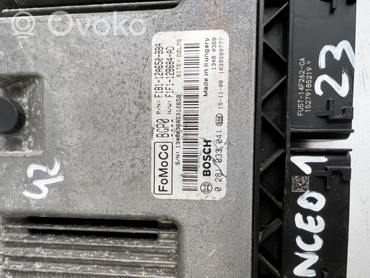 Ford Fiesta Komputer / Sterownik ECU i komplet kluczy F1B1-12A650-BBA