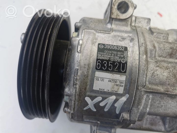 Opel Corsa A Air conditioning (A/C) compressor (pump) 39006352