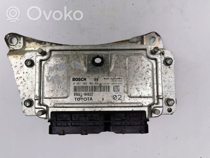 Toyota Aygo AB10 Moottorinohjausyksikön sarja ja lukkosarja 89661-0H022-