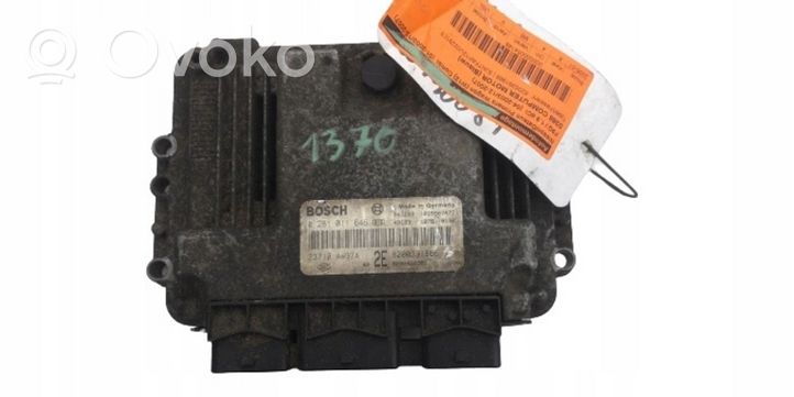 Nissan Primera Komputer / Sterownik ECU i komplet kluczy 0281011646