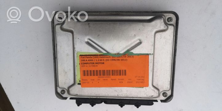 Fiat Panda 141 Engine ECU kit and lock set 51798638-----