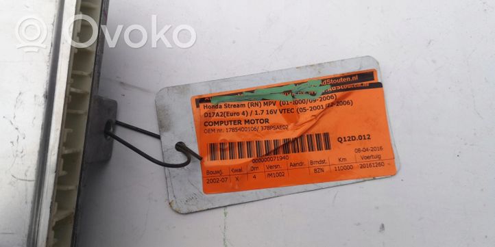 Honda Stream Moottorinohjausyksikön sarja ja lukkosarja 37820-PSA-E02