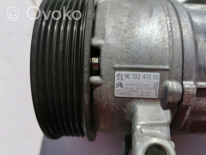 Citroen C3 Pluriel Compressore aria condizionata (A/C) (pompa) 9672247080