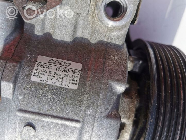 BMW 1 E81 E87 Ilmastointilaitteen kompressorin pumppu (A/C) 6SBU14C-