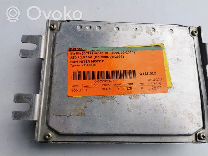 KIA Rio Kit calculateur ECU et verrouillage 5WY1308B