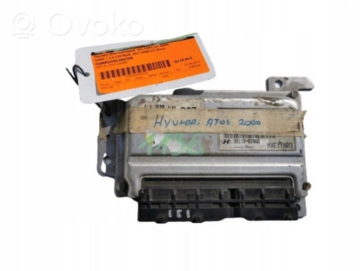 Hyundai Atos Classic Komputer / Sterownik ECU i komplet kluczy 39110-02800-